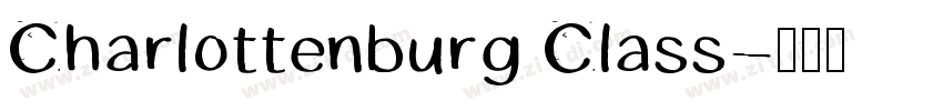 Charlottenburg Class字体转换